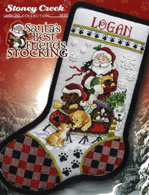 Santa's Best Friends Stocking - Stoney Creek