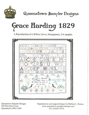 Grace Harding 1829 - Queenstown Sampler Designs