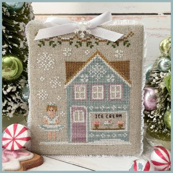 Nutcracker Village 5: Snow Queen's Ice Cream Parlor - Country Cottage Needleworks