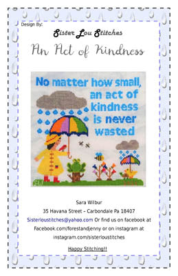 An Act Of Kindness - Sister Lou Stitches