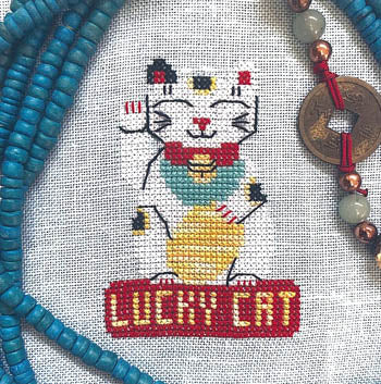 Lucky Cat - Bendy Stitchy Designs