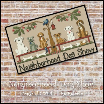 Neighborhood Dog Show - Little House Needleworks