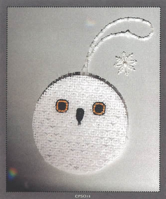 Blackwork Snowy Owl - Cotton Pixels LTP