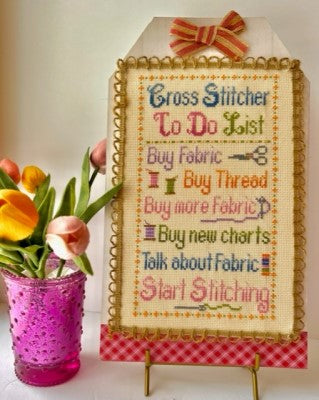 Cross Stitch To Do List - Pickle Barrel Designs