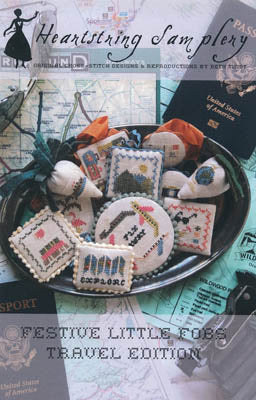 Festive Little Fobs Travel Edition - Heartstring Samplery