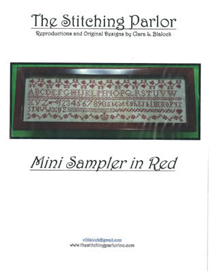 Mini Sampler In Red - Stitching Parlor