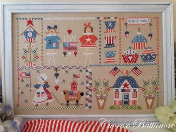 Stars And Stripes In Quilt - Cuore E Batticuore