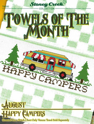 Towels Of The Month: August Happy Campers - Stoney Creek