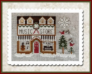 Hometown Holiday: Music Store - Little House Needleworks
