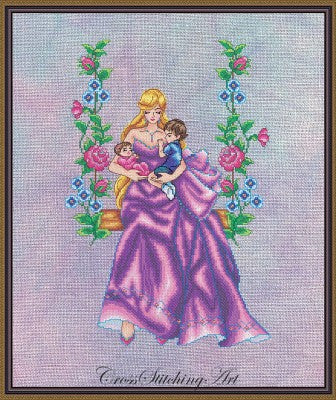 In My Arms - Cross Stitching Art