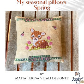 Welcome Spring Pillow - MTV Designs