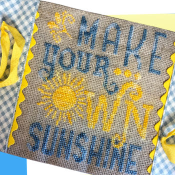 Make Your Own Sunshine - Barefoot Needleart