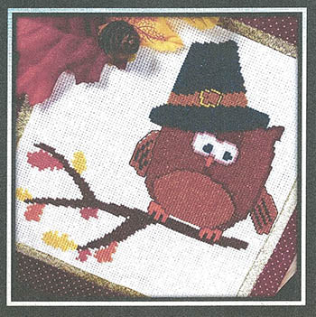 Thanksgiving Mr. Owl - Barefoot Needleart