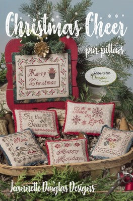 Christmas Cheer Pin Pillows - Jeannette Douglas Designs