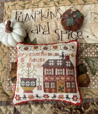 Chrysanthemum House: Houses On Pumpkin Lane - Pansy Patch Quilts & Stitchery
