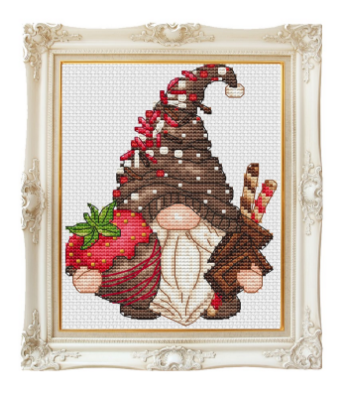 Chocolate Strawberry Gnome - Les Petites Croix De Lucie