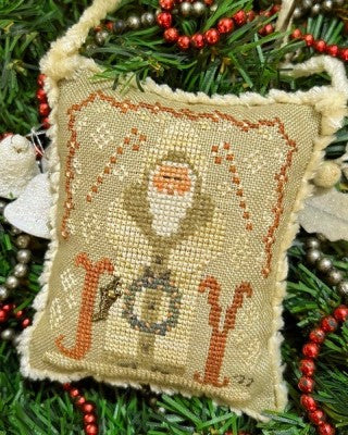 Joyful Santa: 2022 Annual Christmas Ornament - Homespun Elegance