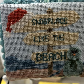 Snowplace Like The Beach - Barefoot Needleart