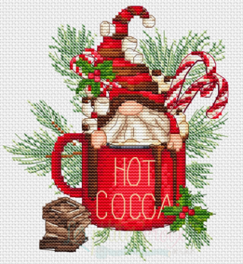 Hot Cocoa Gnome 2022 - Les Petites Croix De Lucie