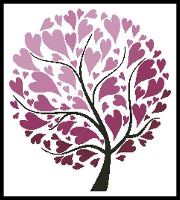 Spring Tree Of Hearts - Artecy Cross Stitch