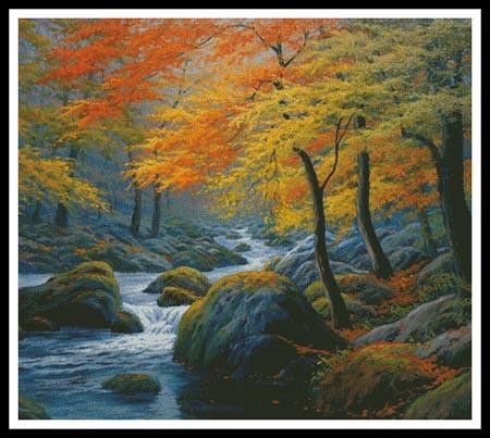 Beside The River (Cushion) - Artecy Cross Stitch