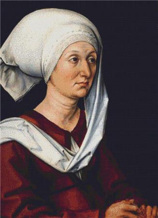 Portrait Of Barbara - X Squared Cross Stitch