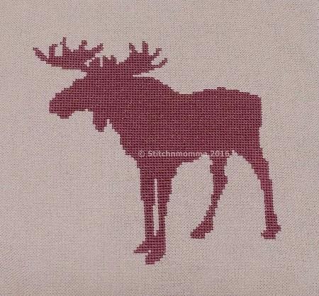 Moose Silhouette - Stitchnmomma