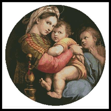Madonna Della Seggiola - Artecy Cross Stitch
