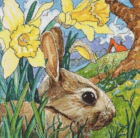 Baby In Daffodils by Alida Akers - Paine Free Crafts