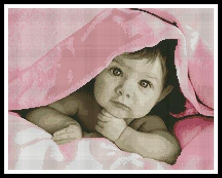 Baby Face (Pink) - Artecy Cross Stitch