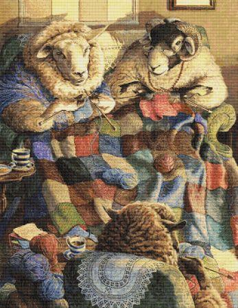Knitting Circle by Chris Dunn - Paine Free Crafts