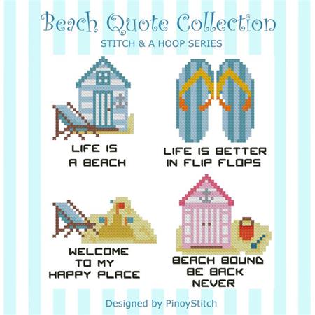 Beach Quote Collection - PinoyStitch