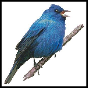 Indigo Bunting - Artecy Cross Stitch
