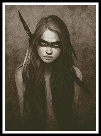 Howl (Sepia) - Artecy Cross Stitch