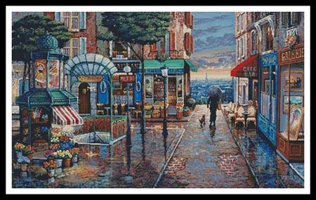 Rainy Day Stroll - Artecy Cross Stitch