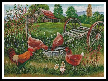 Poultry Peckin' Pals - Artecy Cross Stitch