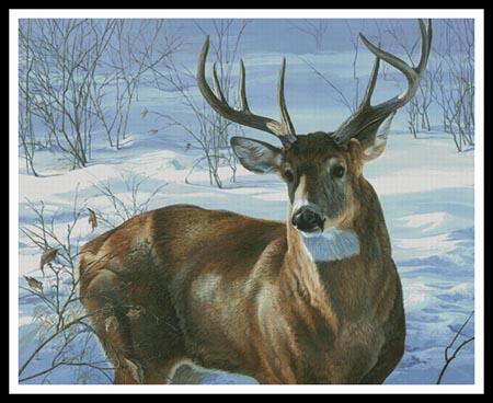 Whitetail Buck (Large) - Artecy Cross Stitch