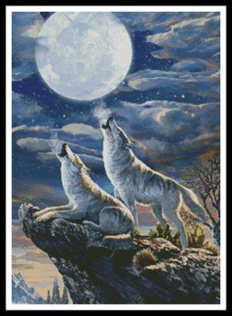Midnight Wolves - Artecy Cross Stitch