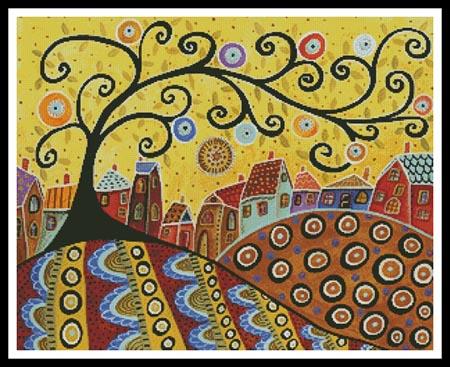 Blooming Village 1 - Artecy Cross Stitch
