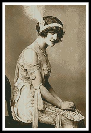 Flapper Girl - Artecy Cross Stitch