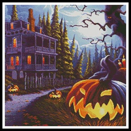 Jack-O-Lantern Lane (Crop 2) - Artecy Cross Stitch