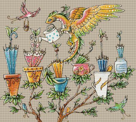 Umbrella Seedlings by Alvia Alcedo - Paine Free Crafts