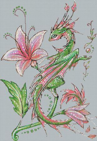 Wildflower Dragon by Alvia Alcedo - Paine Free Crafts