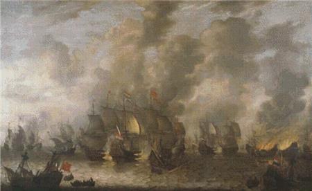 The Battle Of Scheveningen - X Squared Cross Stitch