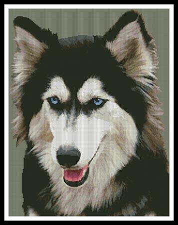 Siberian Husky - Artecy Cross Stitch
