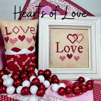 Hearts Of Love - Southern Stitchers Co.