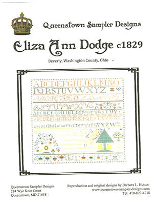 Eliza Ann Dodge 1829 - Queenstown Sampler Designs