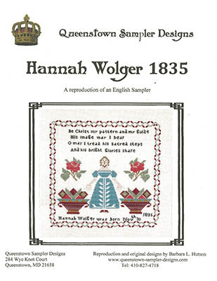 Hannah Wolger 1835 - Queenstown Sampler Designs