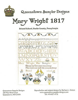 Mary Wright 1817 - Queenstown Sampler Designs