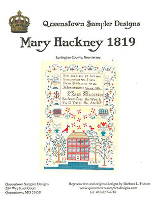 Mary Hackney 1819 - Queenstown Sampler Designs